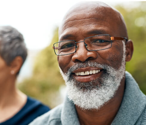 smiling man